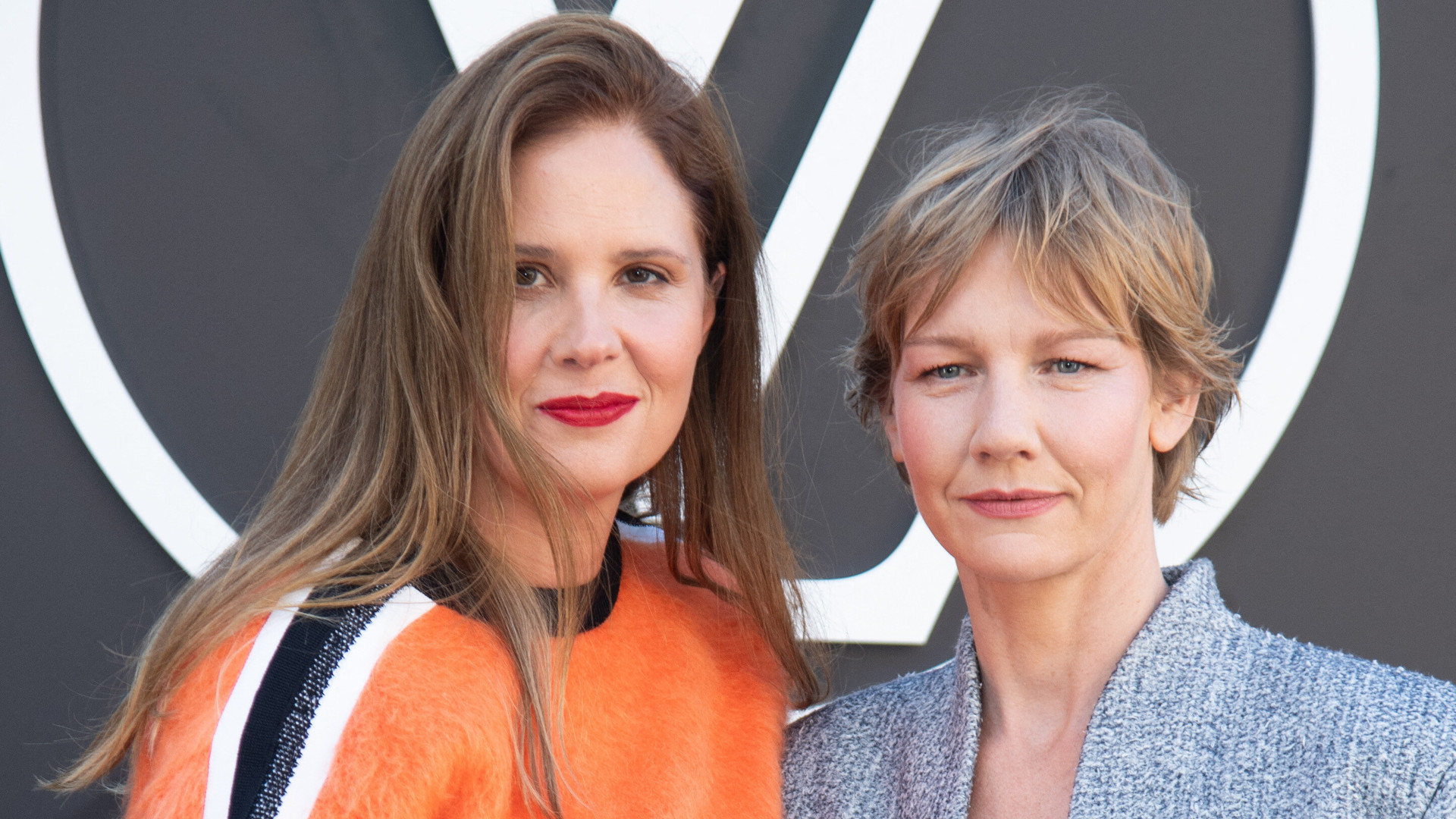 Justine Triet und Sandra Hüller im Rahmen der Pariser Modewoche 2025.