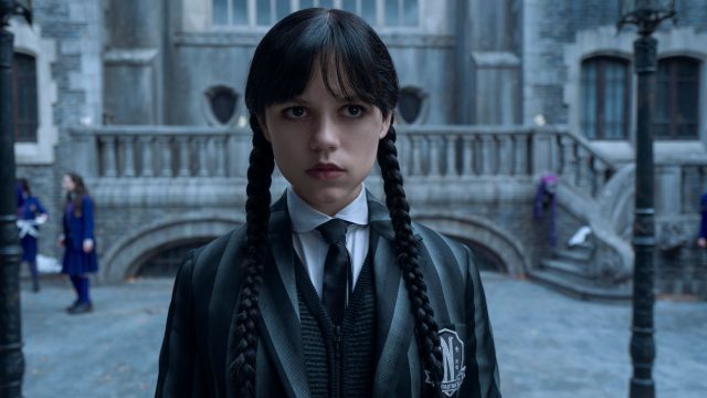 Jenna Ortega als Wednesday in Staffel 2 von "Wednesday".