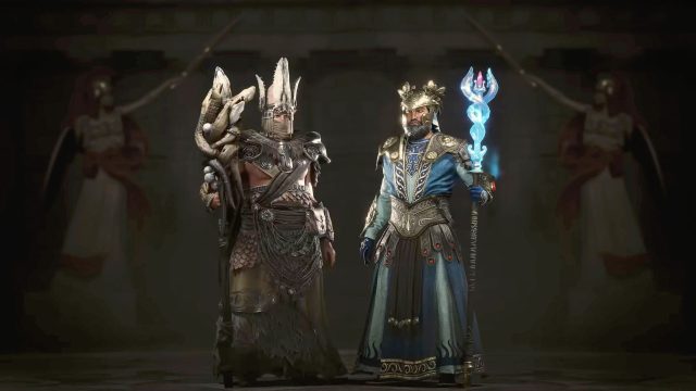 Zwei Klassen im Spiel „Titan Quest II“.