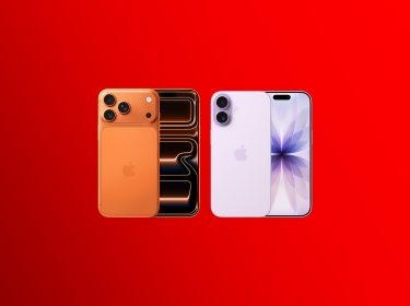 Auf dem Bild in dem Artikel zur neuen iPhone 17-Serie sind das iPhone 17 Pro Max in Cosmic Orange mit Rückseite und Display sowie das iPhone 17 in Lavendel mit Vorder- und Rückseite zu sehen.