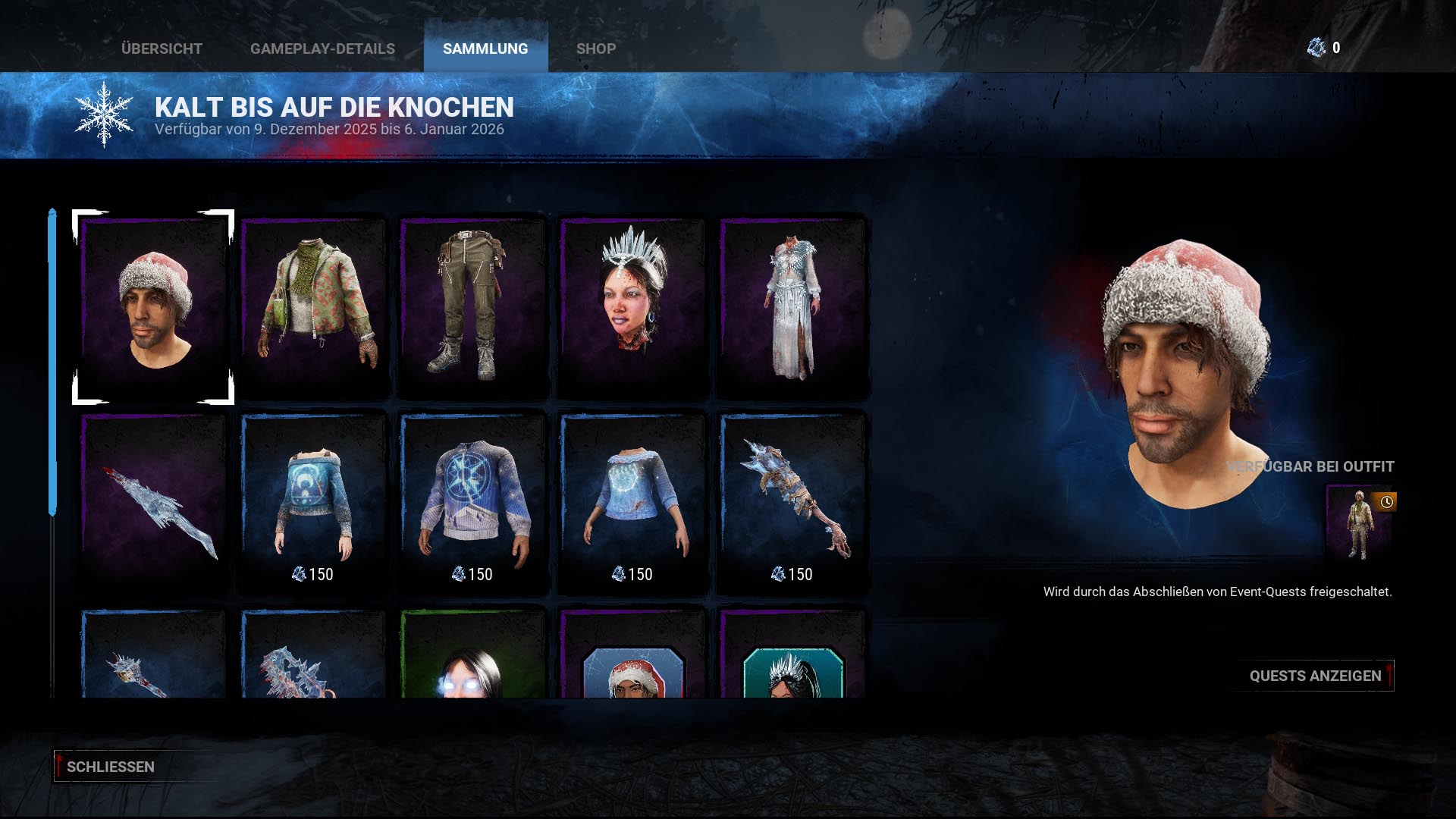 Übersicht des Events „Kalt bis auf die Knochen“