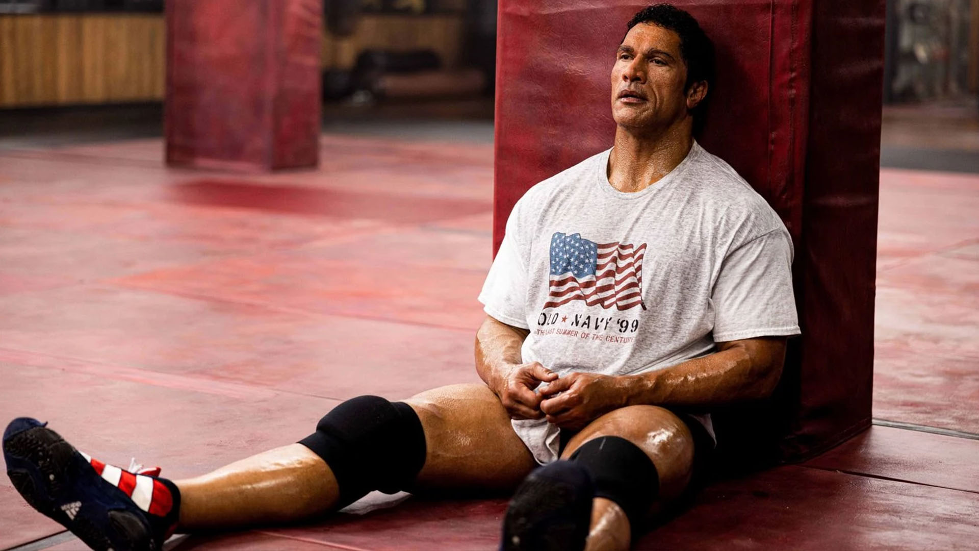 Dwayne Johnson als Mark Kerr in The Smashing Machine