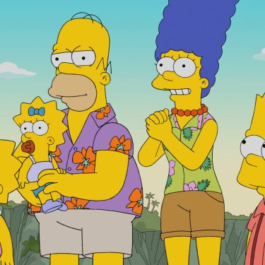 Familienbild der Simpsons.
