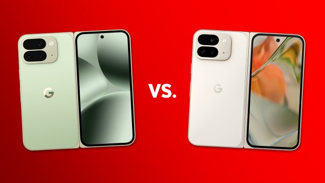 Die Falt-Smartphones Pixel 10 Pro Fold und Pixel 9 Pro Fold sind gegenübergestellt