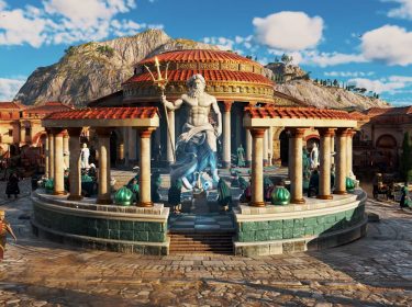 Ein „Heiligtum“ des Gottes Posseidon in „Anno 117: Pax Romana“.