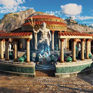 Ein „Heiligtum“ des Gottes Posseidon in „Anno 117: Pax Romana“.