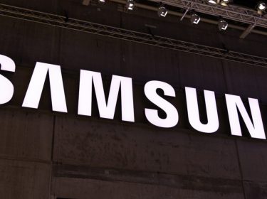 Samsung-Logo am Samsung-Stand auf der IFA. 7. September 2025.