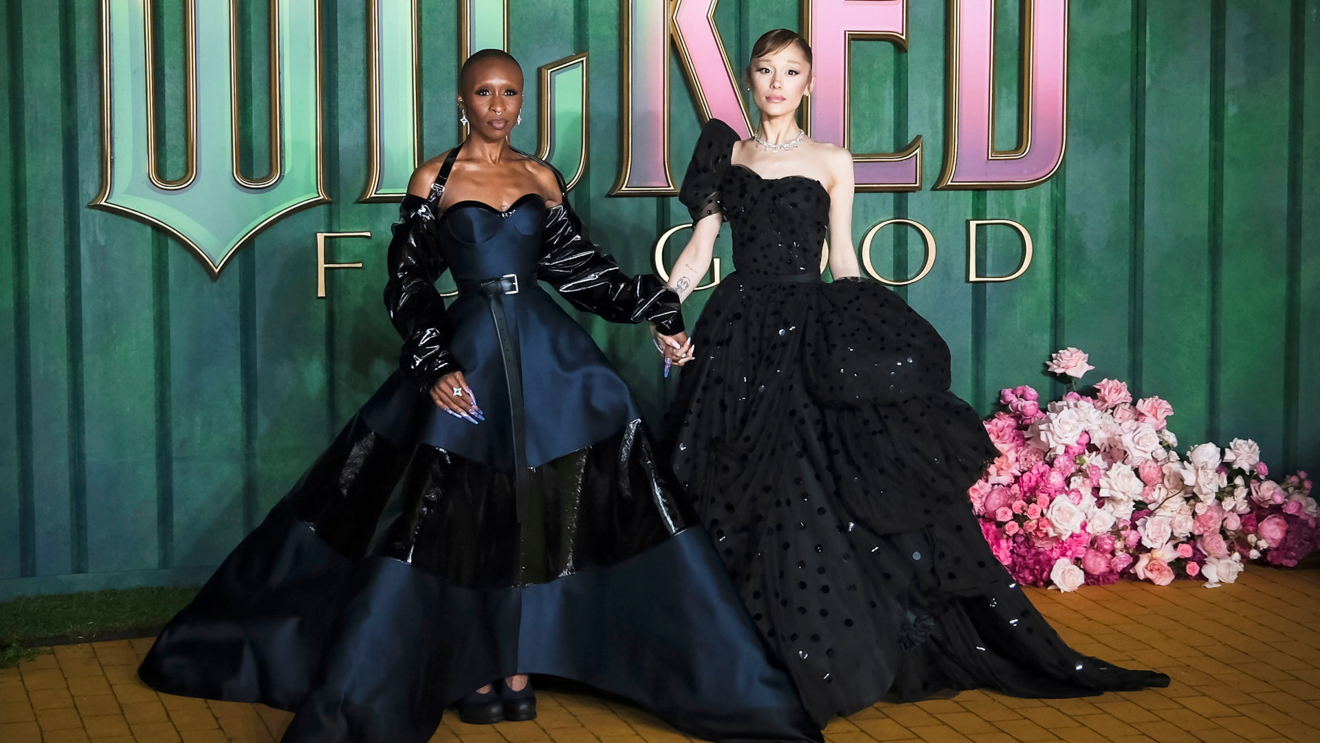 Cynthia Erivo und Ariana Grande bei der Europapremiere des Kinofilms 'Wicked: Teil 2' im Cineworld Leicester Square. London.