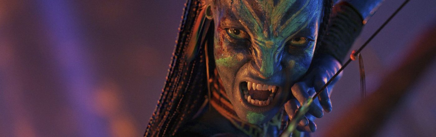Zoe Saldana als Neytiri in 