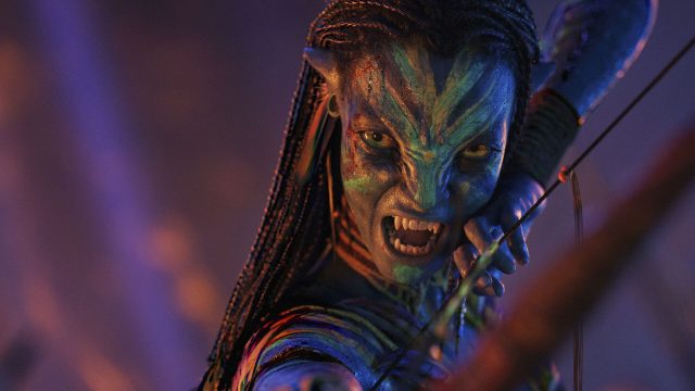 Zoe Saldana als Neytiri in "Avatar 3: Fire and Ash".