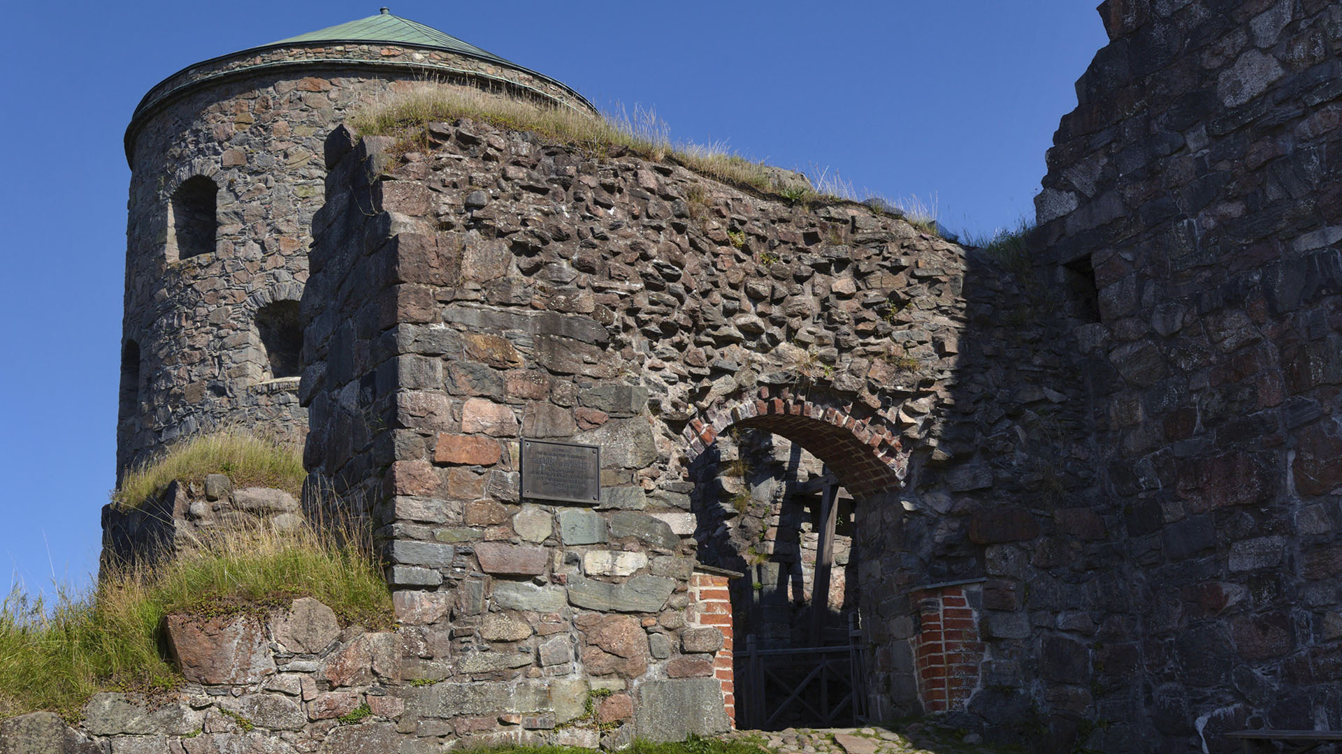 Festung Bohus an der norwegisch-schwedischen Grenze in Kungälv in Schweden.