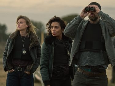 Ein Teil des Polizeiteams aus der Serie 