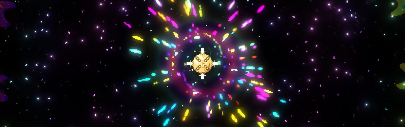 Eine erfolgreiche Evolution zu einem Heiligen Laser in „Ball X Pit“.