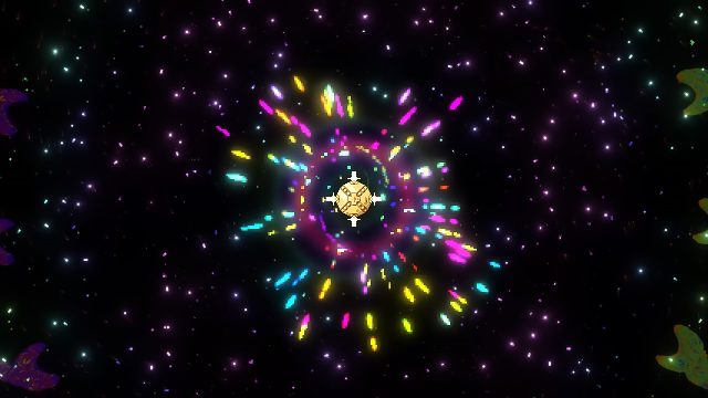 Eine erfolgreiche Evolution zu einem Heiligen Laser in „Ball X Pit“.