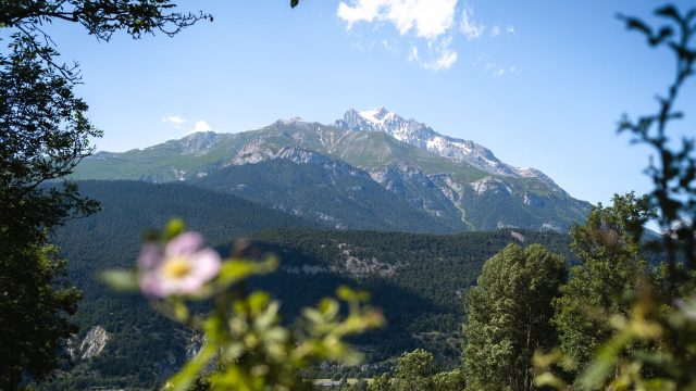 Blick auf das Bergpanorama vom Nationalpark Vanoise.