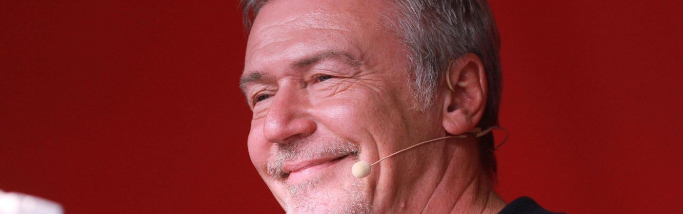 Arno Strobel auf der Frankfurter Buchmesse.