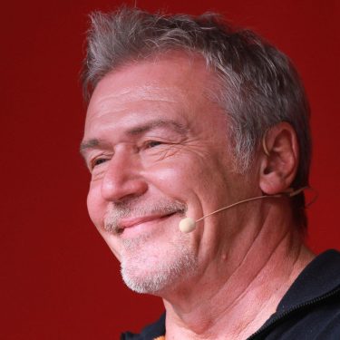 Arno Strobel auf der Frankfurter Buchmesse.