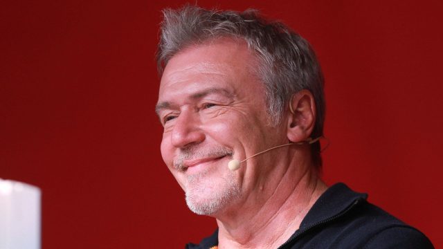 Arno Strobel auf der Frankfurter Buchmesse.