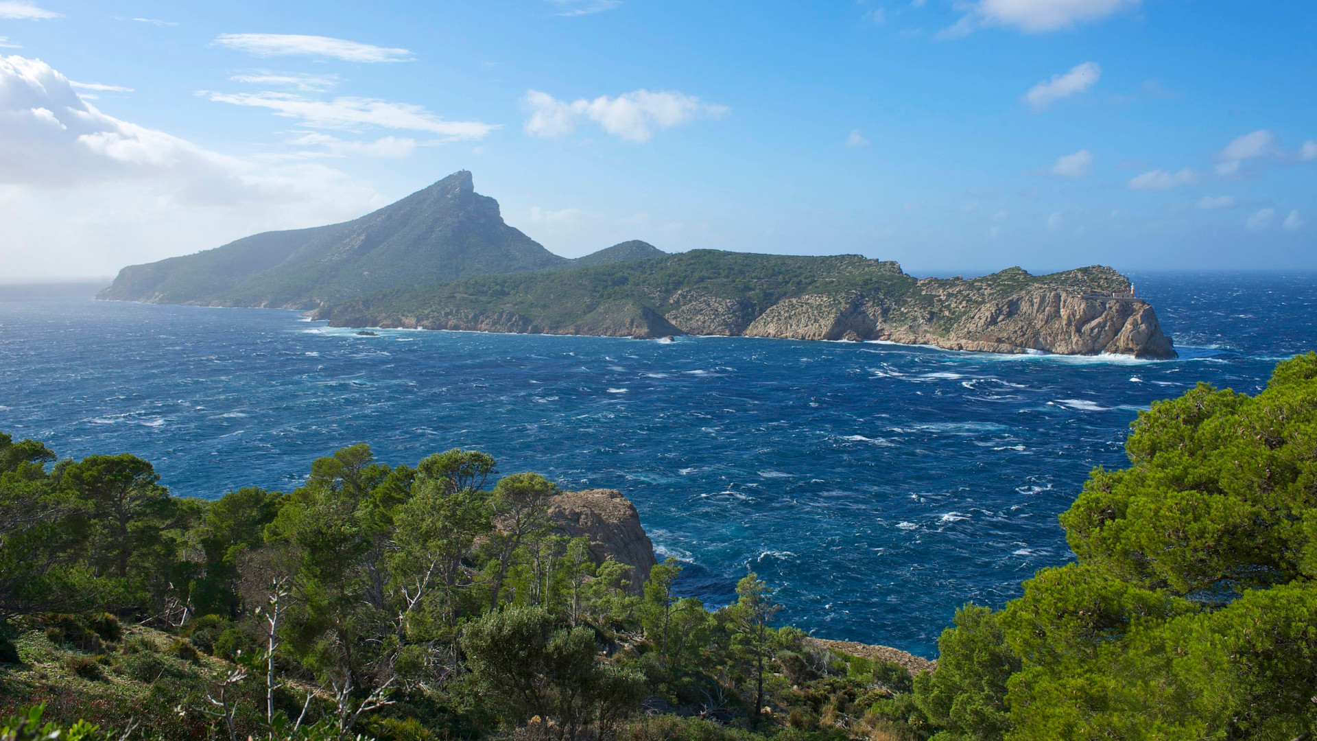 Blick auf die Insel Sa Dragonera.