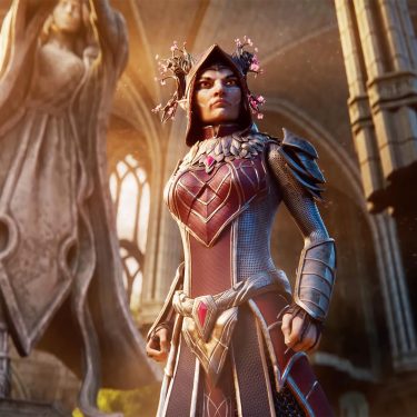 Ein:e Spieler:in aus „Ashes of Creation“.