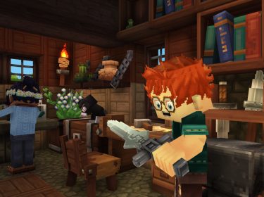 Eine Person stellt in „Hytale“ ein Schwert her.