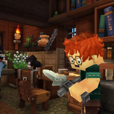Eine Person stellt in „Hytale“ ein Schwert her.