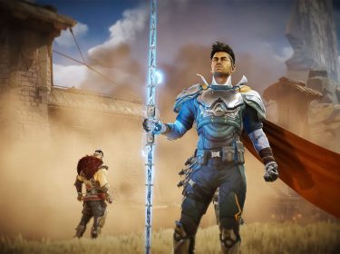 Der Held Atticus aus dem Spiel „Highguard“.