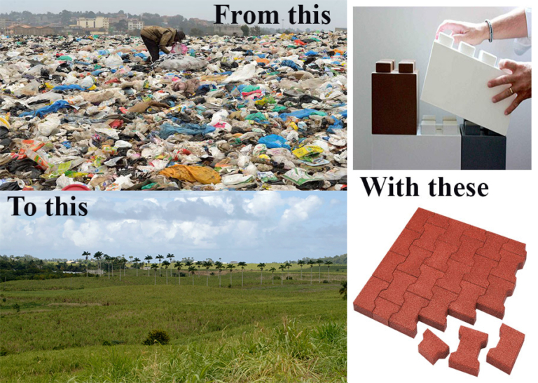 RECYCLED PLASTICS MODULAR BRICKS Clean Energy Challenge