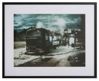 Bus fire by Hans Eiskonen-