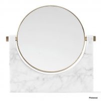 Marble Mirror - wit marmer-