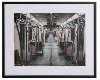 Met met passepartout en helder glas in een zwarte houten lijst. ro Toronto-