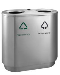 Recycling Afvalbak Indoor - 2 x 41 ltr-