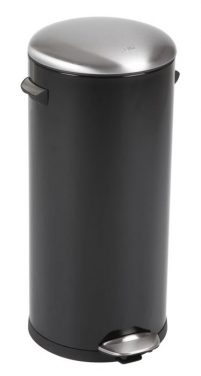 Belle Deluxe 30L zwart/Mat rvs-Woonaccessoires