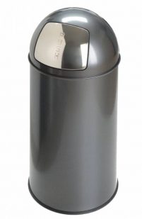 Pushcan 40 L grey-Woonaccessoires