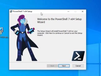 Installation der Windows PowerShell 7