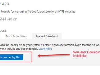 Ein Neues Windows PowerShell Modul Downloaden Und Manuell Installieren