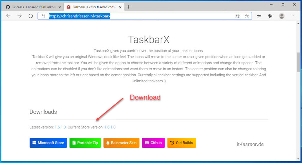 taskbarx github download