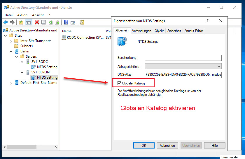 Was Versteht Man Bei Dem Domänencontroller Unter Dem Globalen Katalog | IT-Learner.de Was Versteht Man Bei Dem Domänencontroller Unter Dem Globalen Katalog