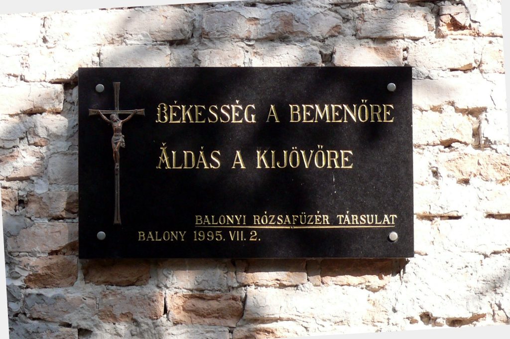 Balonyi Sarlós Boldogasszony római katolikus templom
