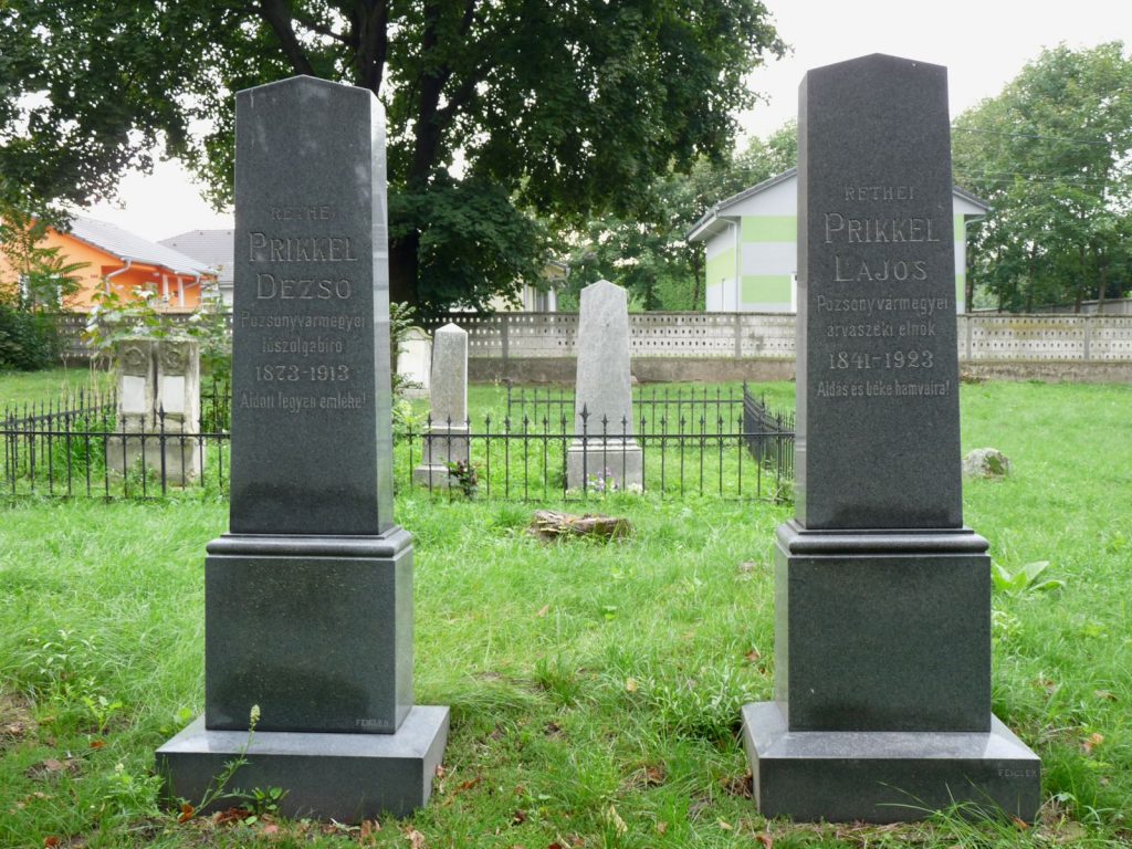 Réthei Prikkel Dezső sírja