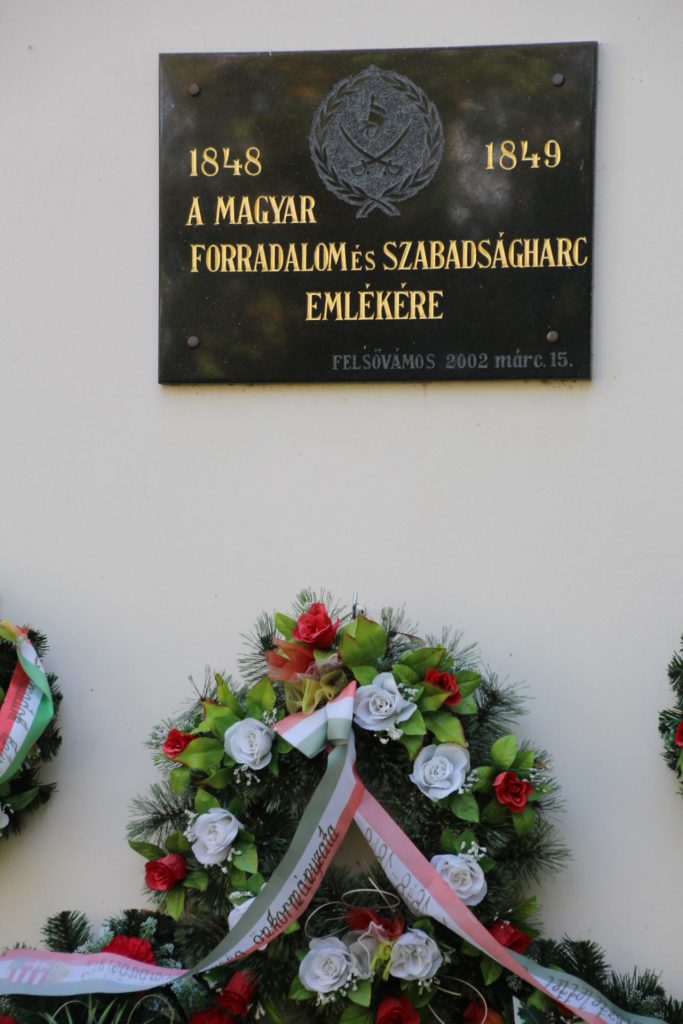 Az 1848-49-es forradalom és szabadságharc emléktáblája
