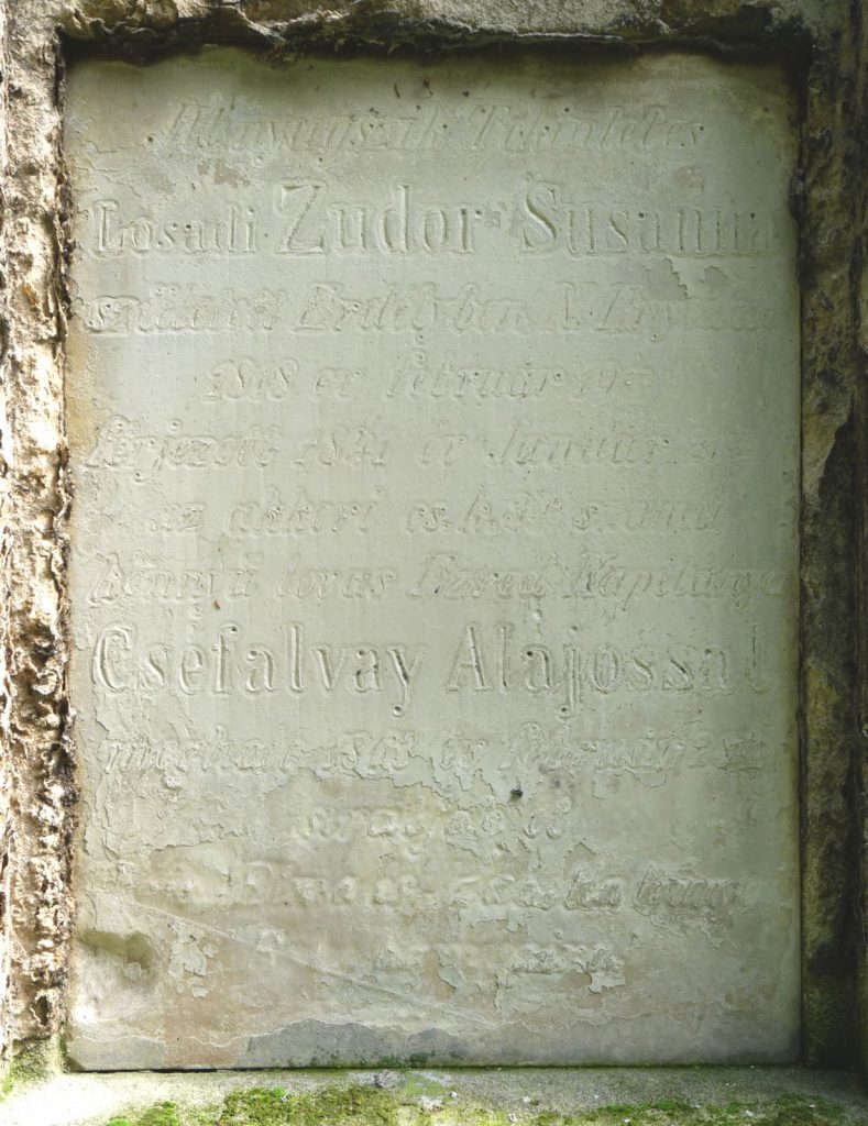 Losadi Zudor Susanna sírja