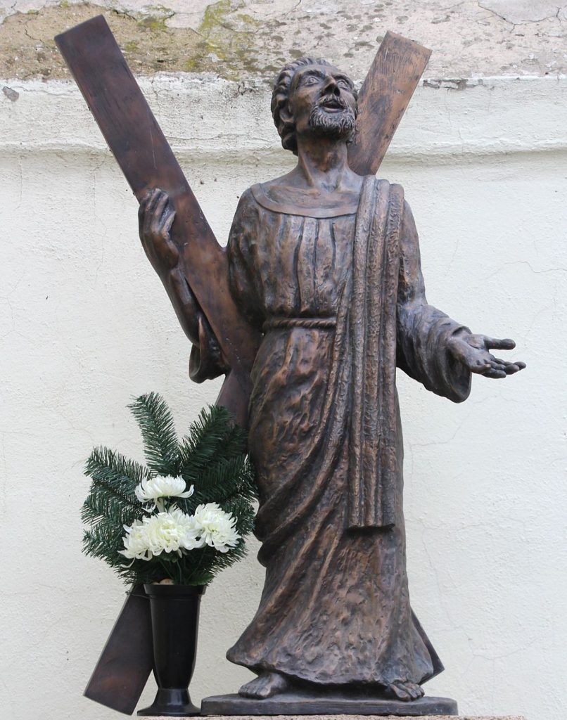 Szent András szobra