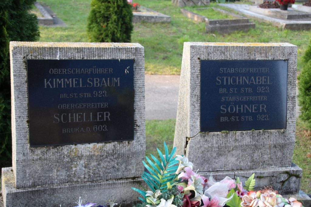 2. világháborús német katonák sírja