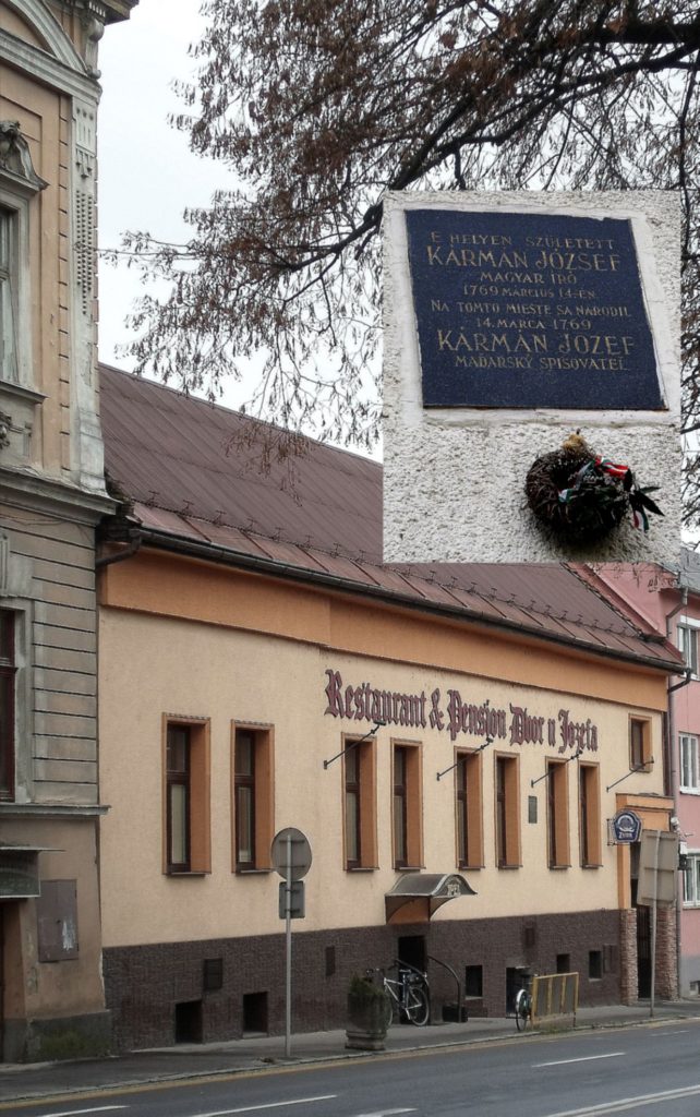 Kármán József emléktáblája