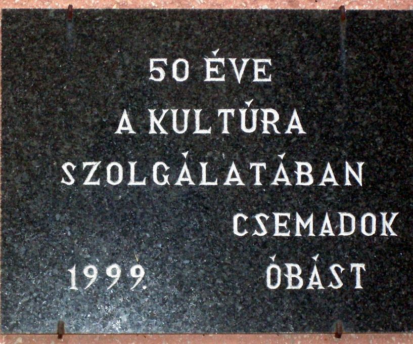 A Csemadok megalakulásának emléktáblája