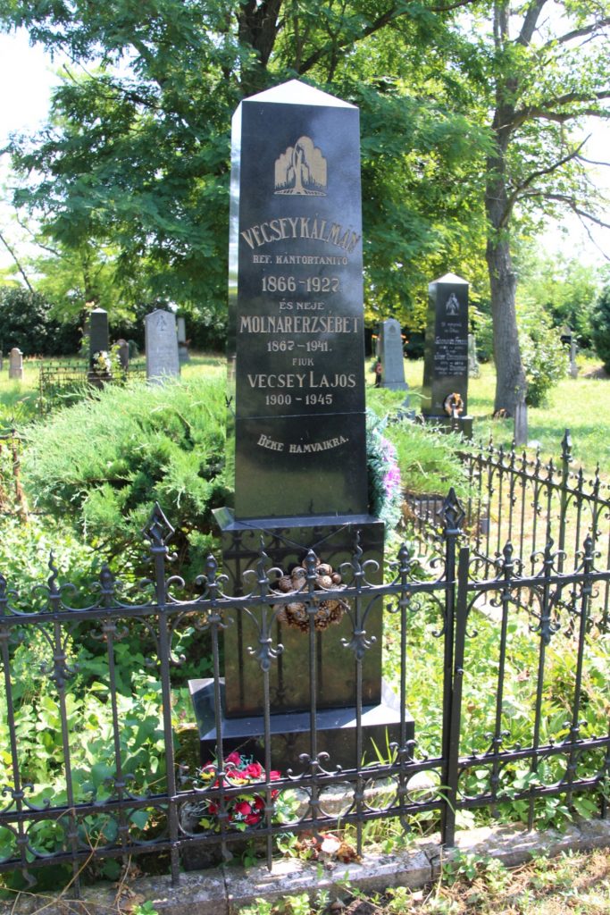 Vecsey Lajos sírja