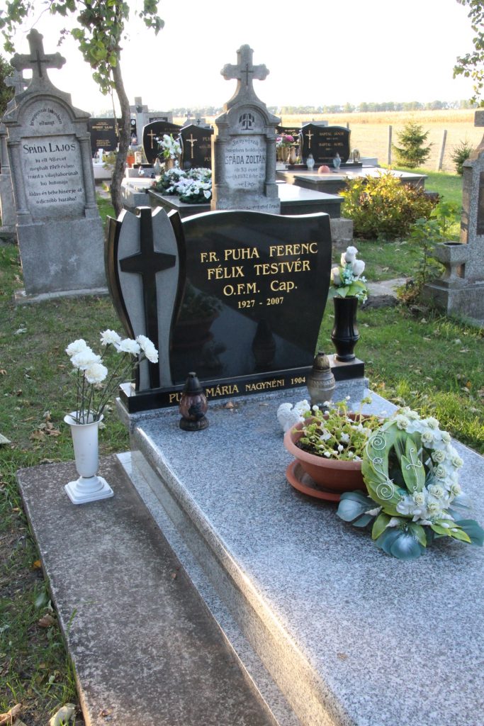 Puha Ferenc, Félix testvér sírja