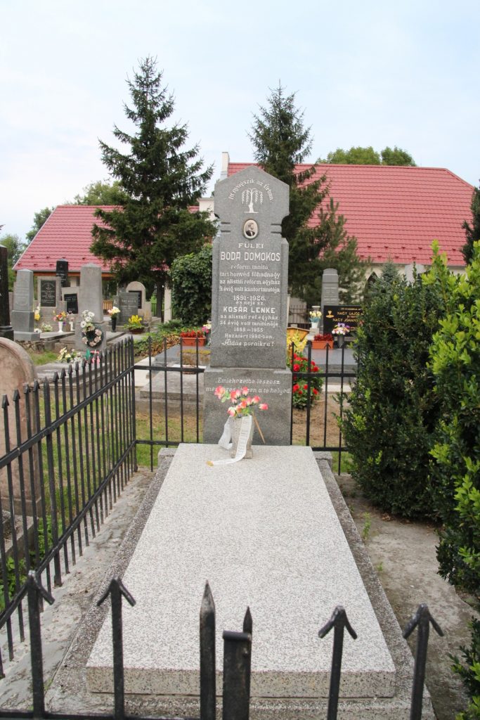Fülei Boda Domokos református tanító sírja