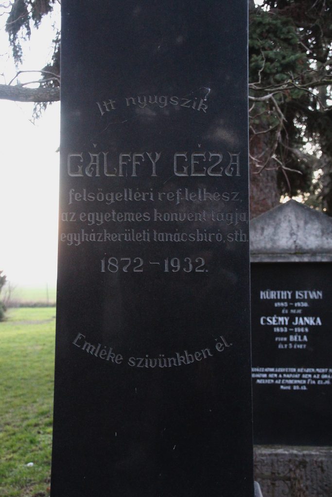 Gálffy Géza református lelkész